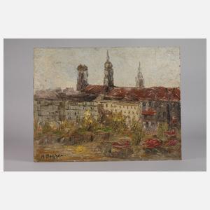 Alexander Wecker-Bergheim, Münchenansicht