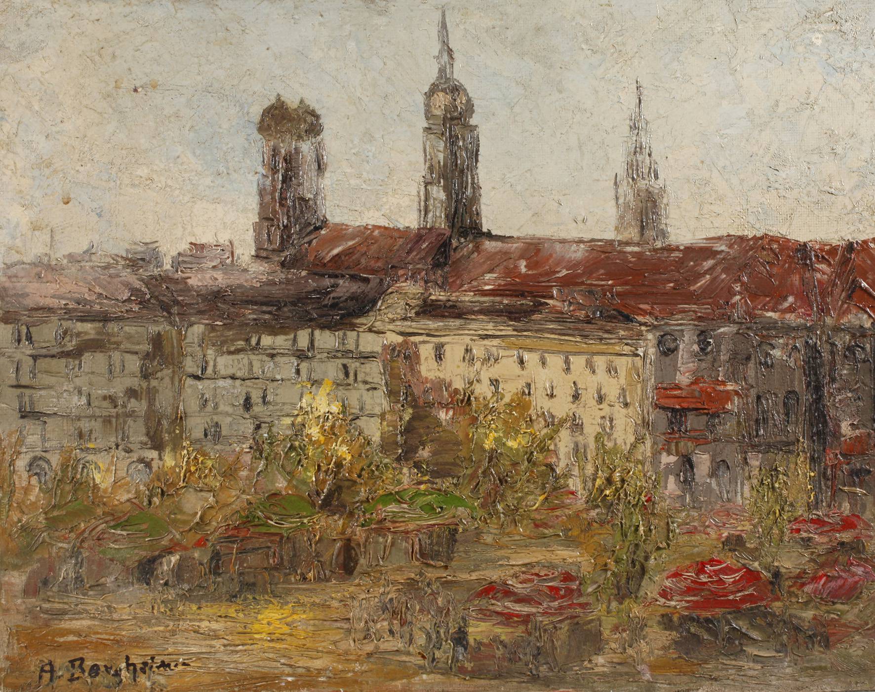 Alexander Wecker-Bergheim, Münchenansicht