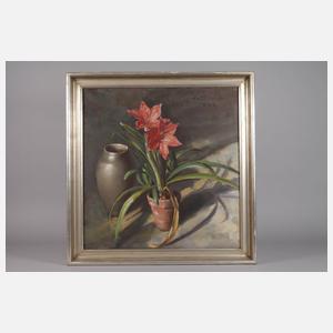 Hermann Weidlich, Stillleben mit Amaryllis