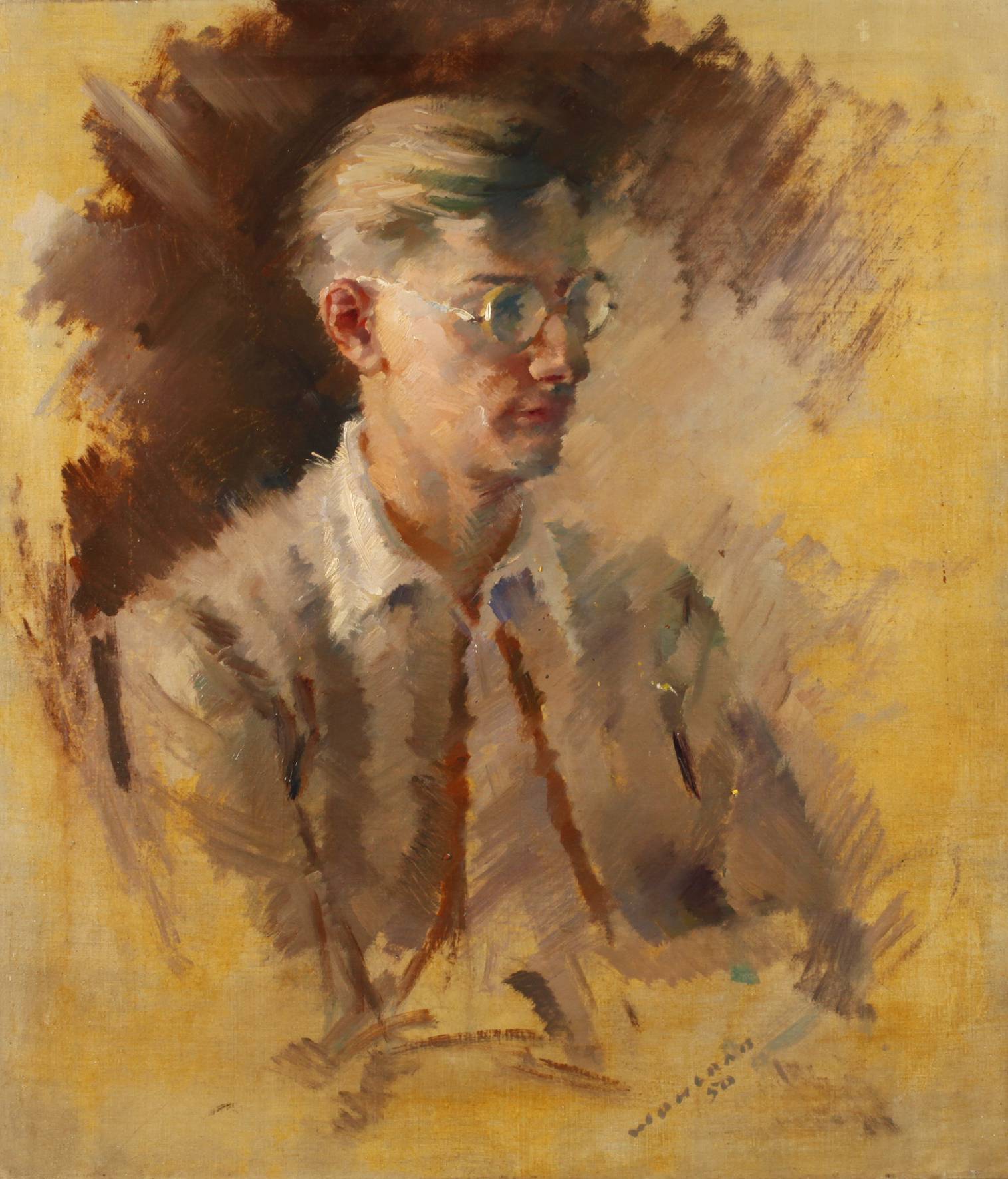 Hans Wohlrab, Männerportrait