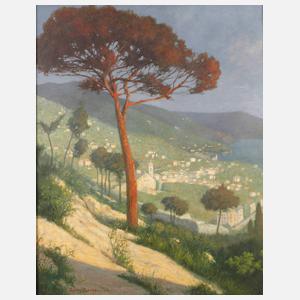 Oskar Georg Zenker, Südländische Küstenansicht