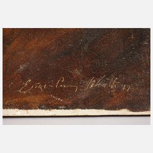 Dame beim Strumpf anziehen