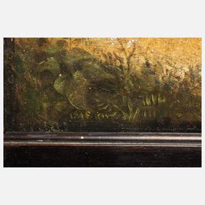 Paar jagdliche Malereien