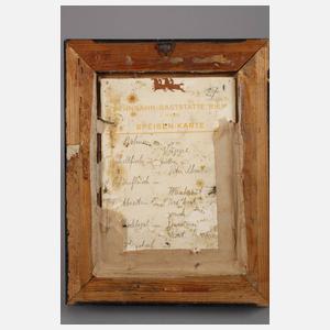 Tanzender Mädchenakt im Interieur