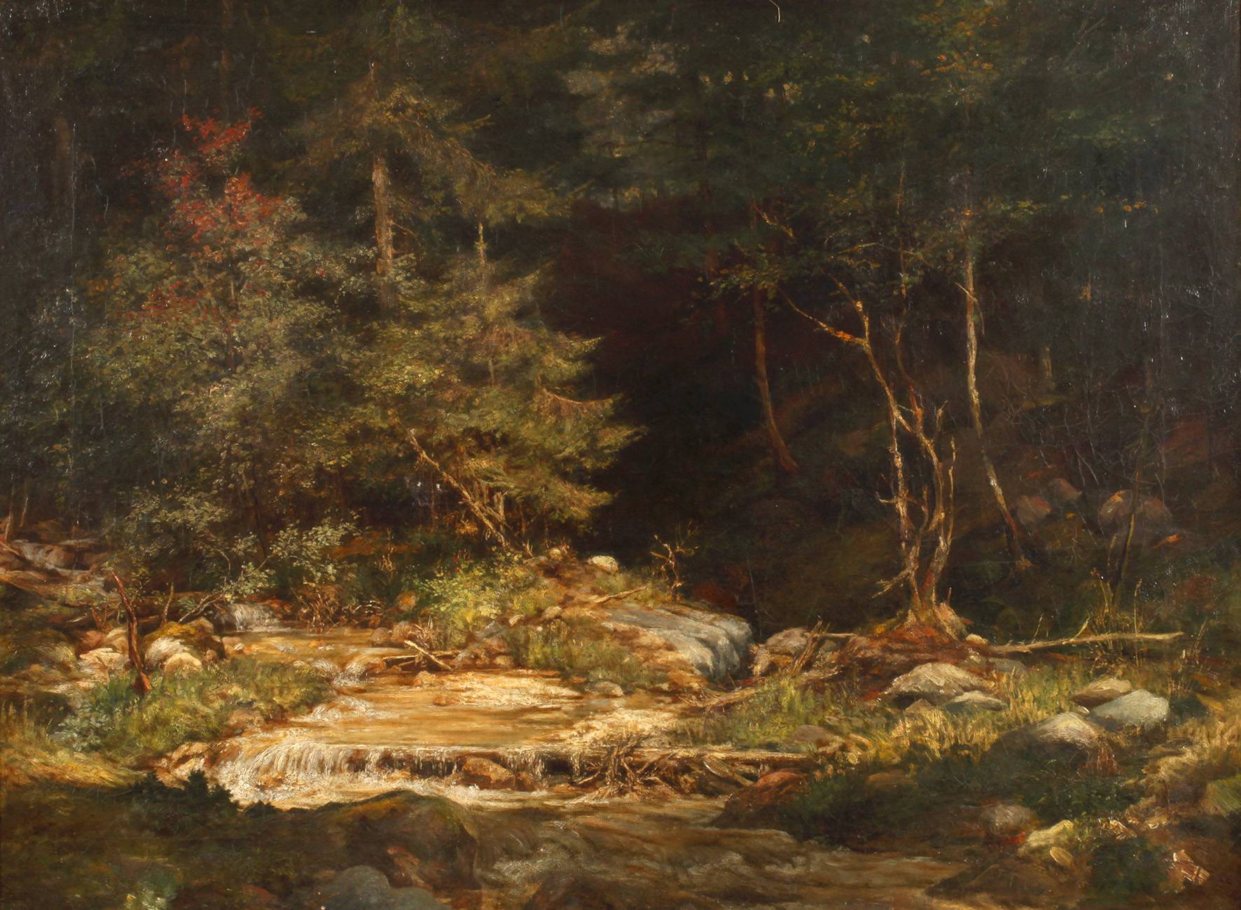 Monogrammist, Romantische Waldlandschaft