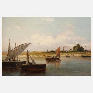 Sommerliche Flusslandschaft