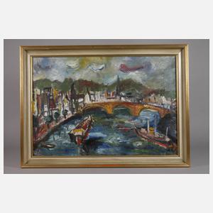 Expressive Stadtlandschaft