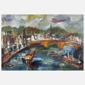 Expressive Stadtlandschaft