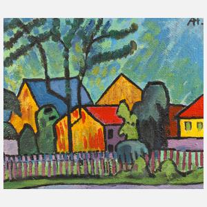 Expressive Stadtlandschaft