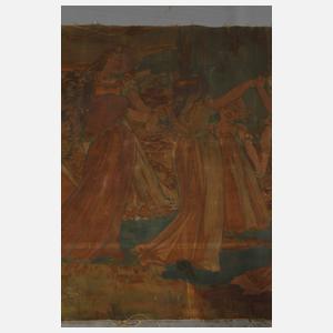 Jugendstil-Wandbespannung