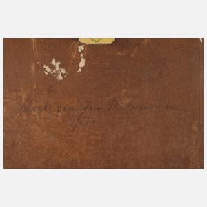 Monogrammist FK, Landschaft mit Kühen