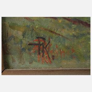 Monogrammist FK, Landschaft mit Kühen