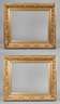 Paar Goldstuckleisten-Rahmen, 2. Hälfte 20. Jh.