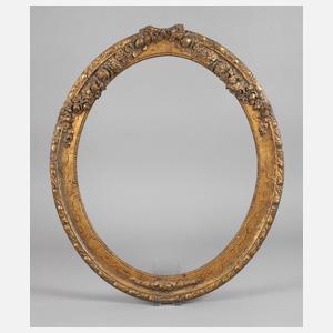 Ovaler Goldstuckrahmen Mitte 20. Jh.
