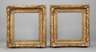 Zwei Goldstuckrahmen, 2. Hälfte 20. Jh.