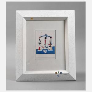 Rahmen Otmar Alt, attr. mit Kunstpostkarte