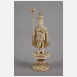 Feine Elfenbeinschnitzerei