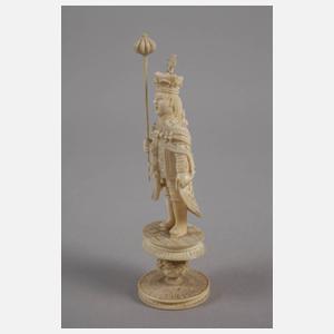 Feine Elfenbeinschnitzerei