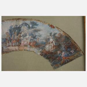 Gerahmter Fächer Rokoko