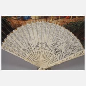 Feiner Fächer Elfenbein