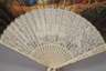 Feiner Fächer Elfenbein