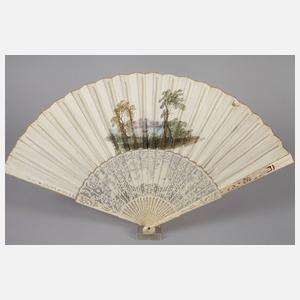 Feiner Fächer Elfenbein