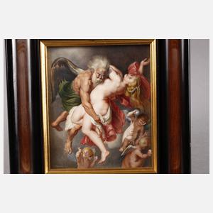 J. Kozany, Altmeisterkopie auf Elfenbein