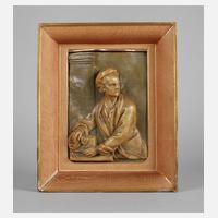 Wachsrelief Isaac Newton111