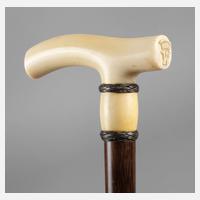 Spazierstock Elfenbein111