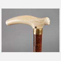 Spazierstock Elfenbein111
