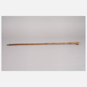 Geschnitzter Spazierstock