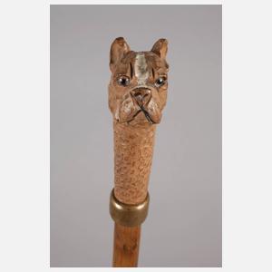 Geschnitzter Spazierstock