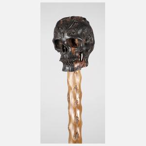 Spazierstock Memento Mori