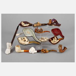 Konvolut Meerschaumpfeifen