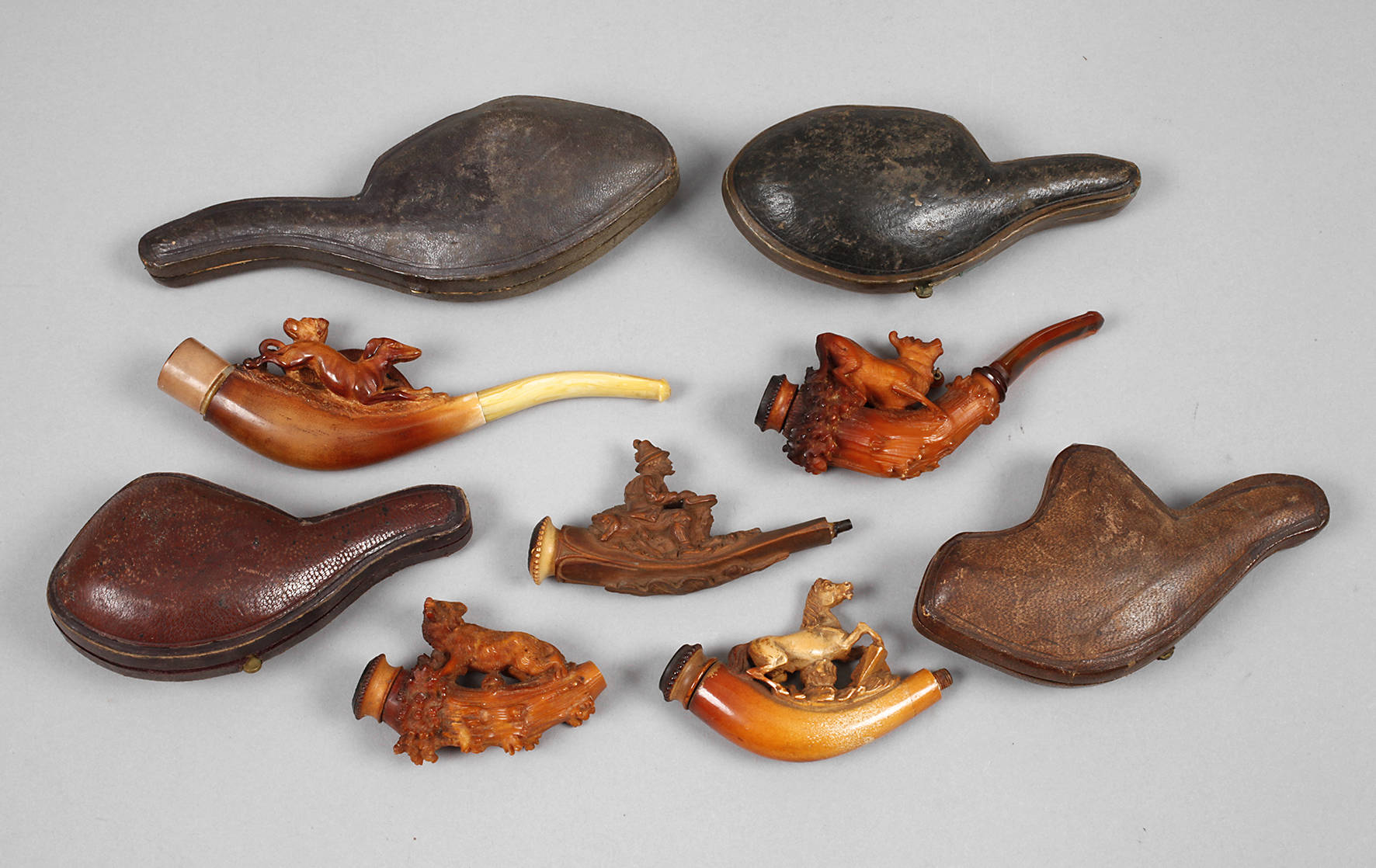 Konvolut Meerschaumpfeifen