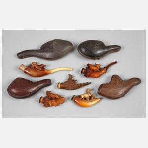 Konvolut Meerschaumpfeifen