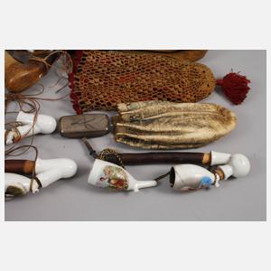 Pfeifensammlung in Schauvitrine