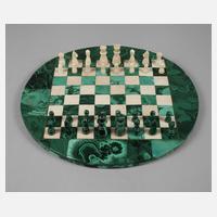 Schachspiel Malachit111