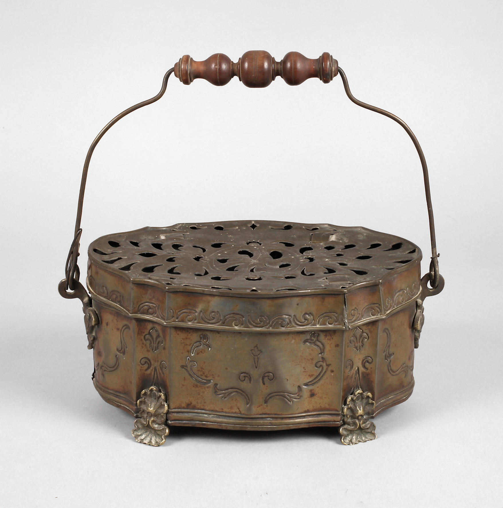 Barocke Messingdose