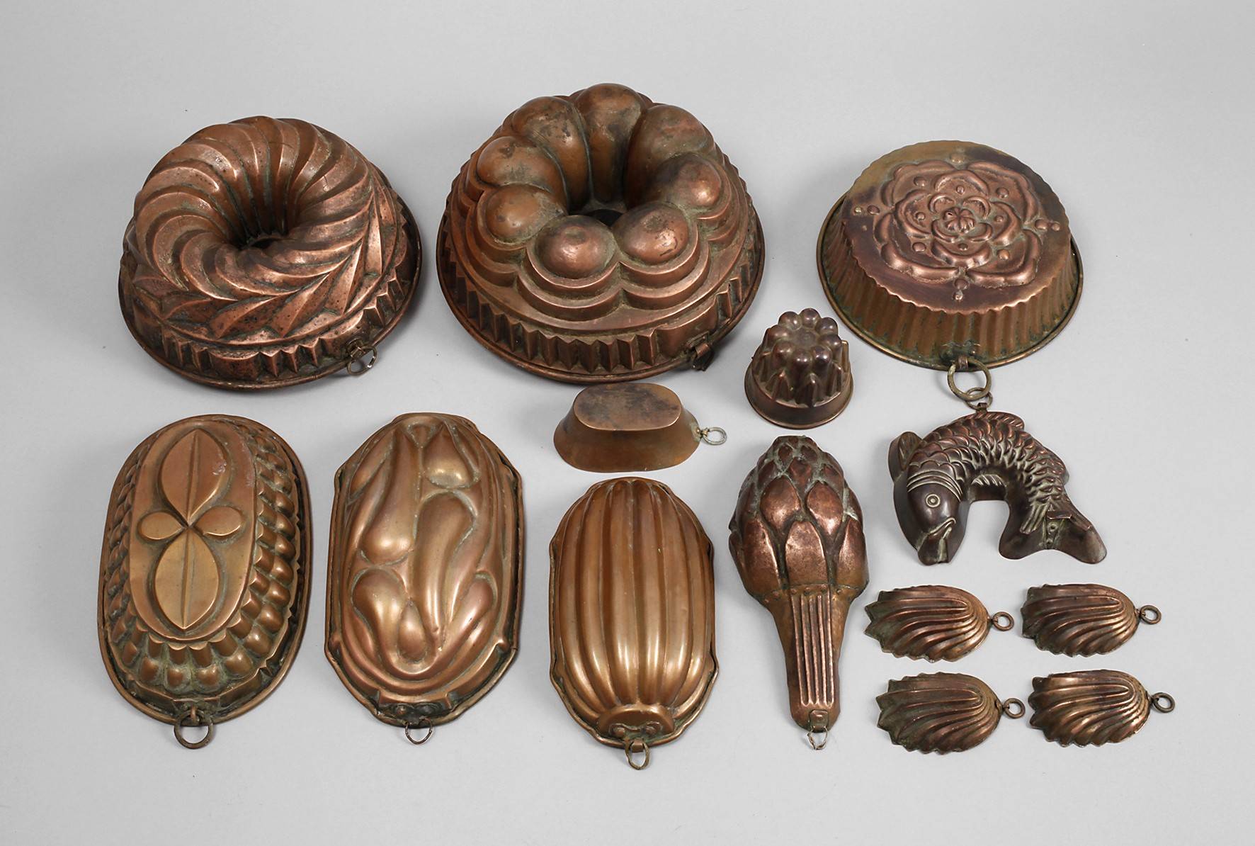 Konvolut Kupferformen