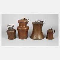 Vier Kupfergefäße111