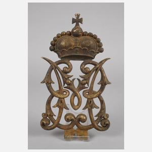 Zierwappen Bronze