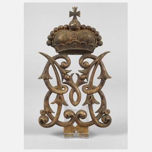 Zierwappen Bronze