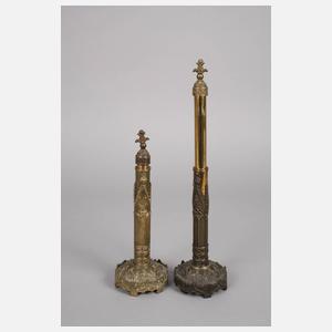 Zwei Fächerständer