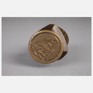 Paar figürliche Petschafte