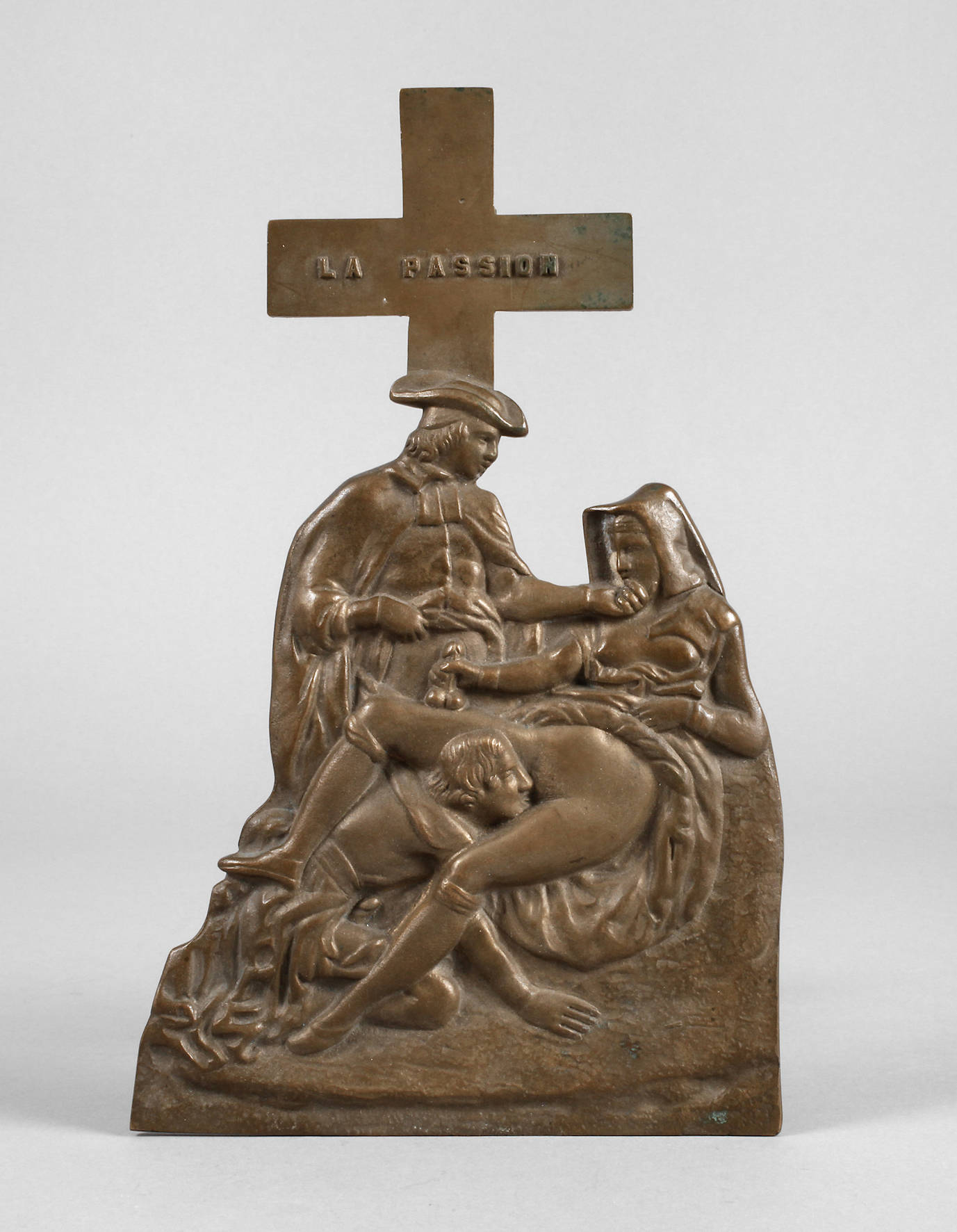 Bronzerelief Erotika