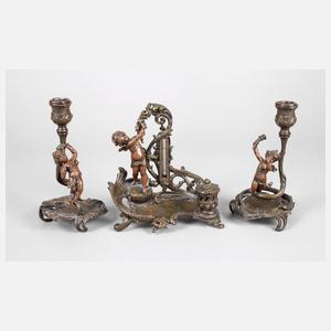 Dreiteilige Tischzier