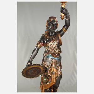 Paar figürliche Salonlampen