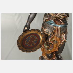 Paar figürliche Salonlampen