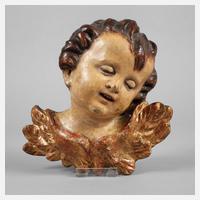 Geschnitzter Engelskopf111